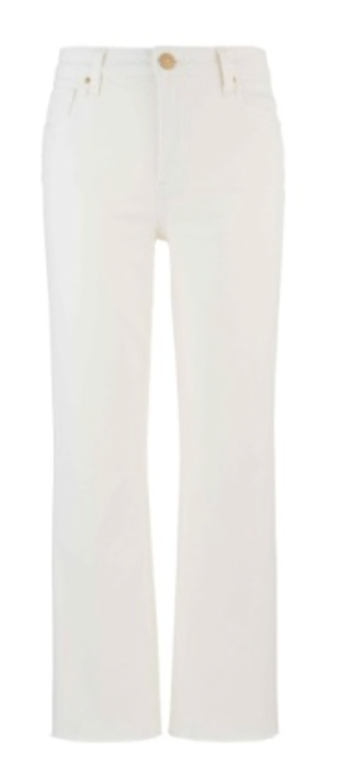 Kelsey High Rise Ankle Flare With Raw Hem