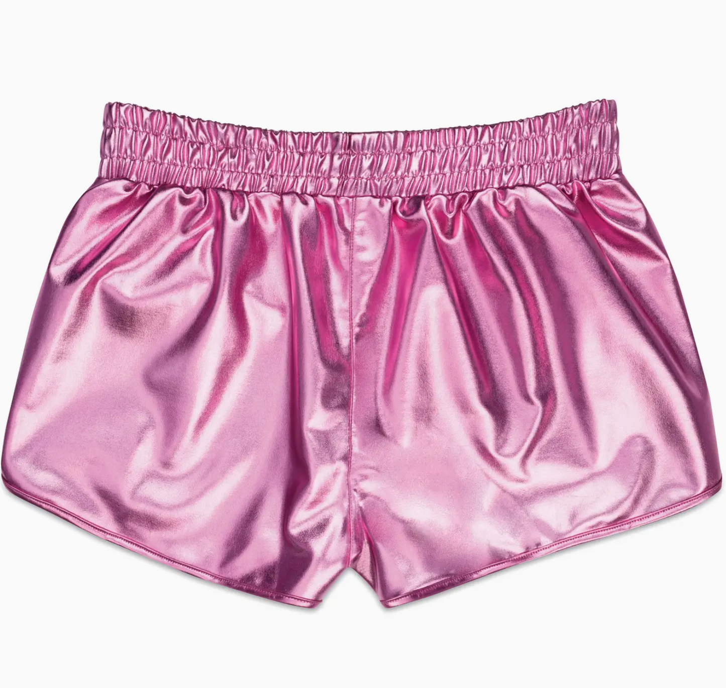Pink Metallic Shorts