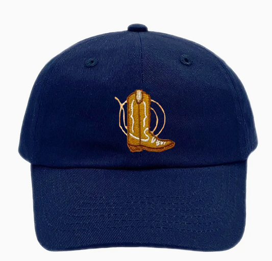 Kids Cowboy Boot Baseball Hat
