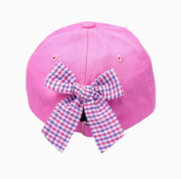 Kids Cowboy Boot Bow Baseball Hat