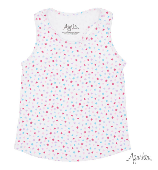 Pastel Stars Printed Tank