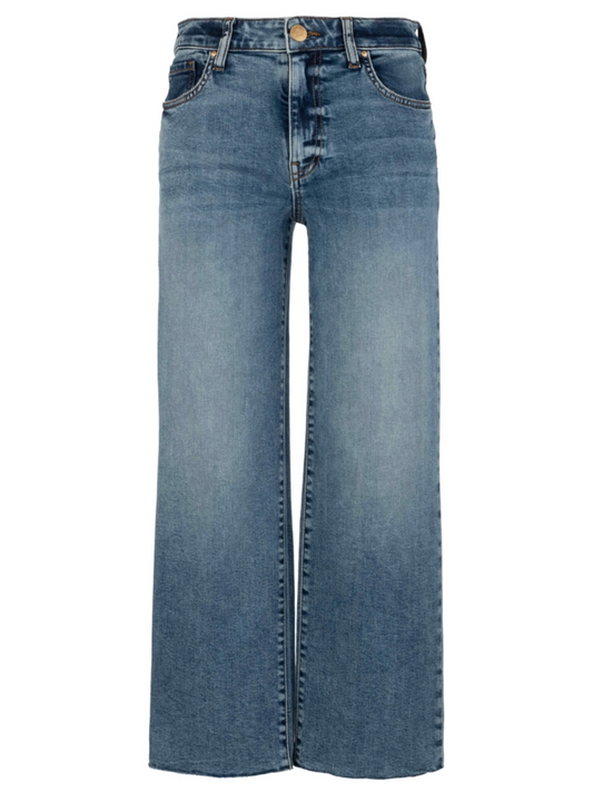 Charlotte High Rise Wide Leg With Raw Hem