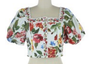 Floral maxi skirt set