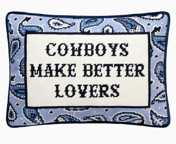 Better Lovers Embroidered Pillow