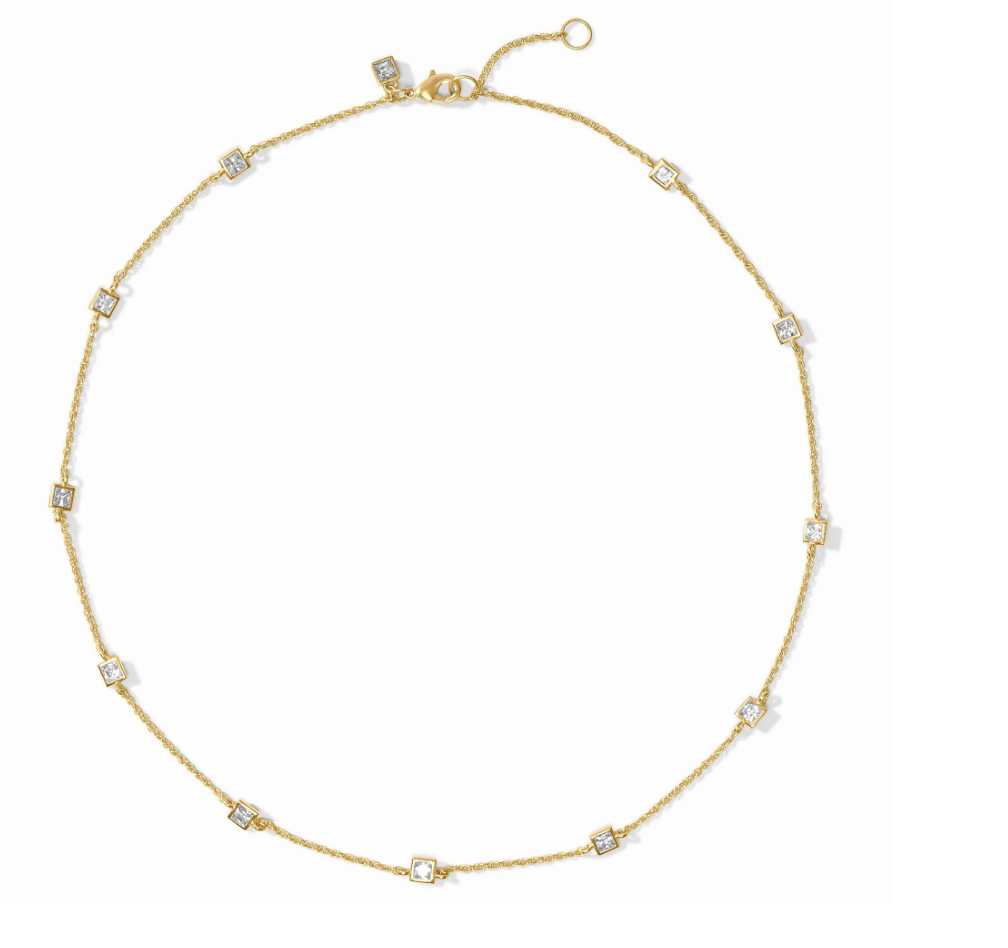 Jolie Delicate Station Necklace