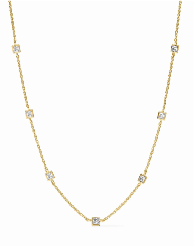 Jolie Delicate Station Necklace