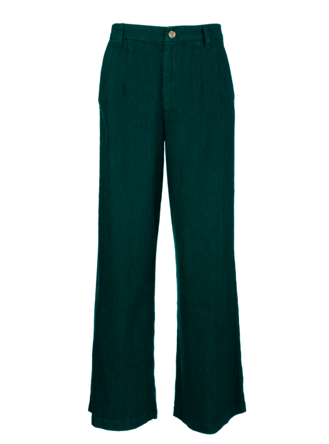 Meg High Rise Wide Straight Leg with Front Pleats - Jungle