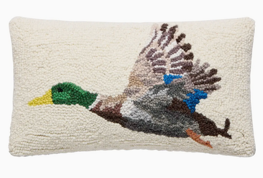 Mallard Flying Hook Pillow