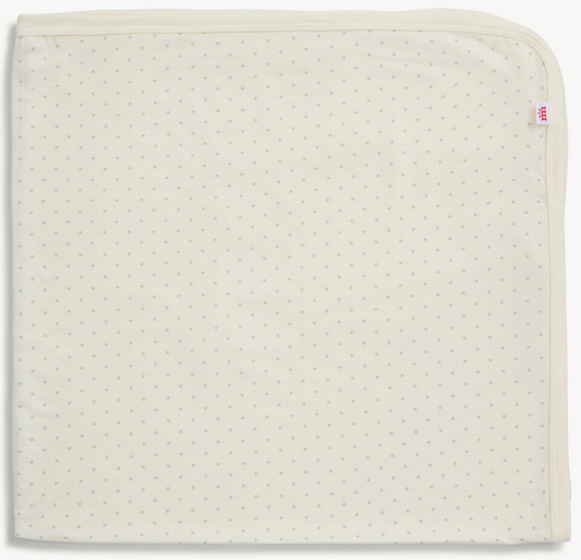 PIN DOT CREAM BABY BLANKET