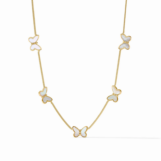 Papillon Delicate Station Necklace