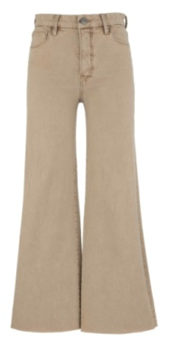 Meg High Rise Fab Ab Wide Leg Raw Hem-Chai