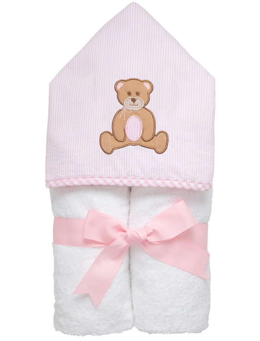 Teddy Bear Everykid Towel - Pink