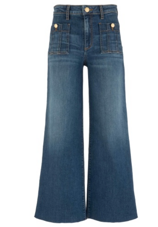 Meg High Rise Front Patch Pockets