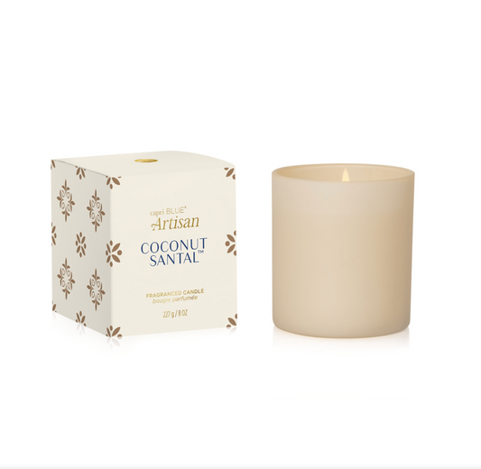 Coconut Santal Artisan Terrazza Velluto Boxed Candle