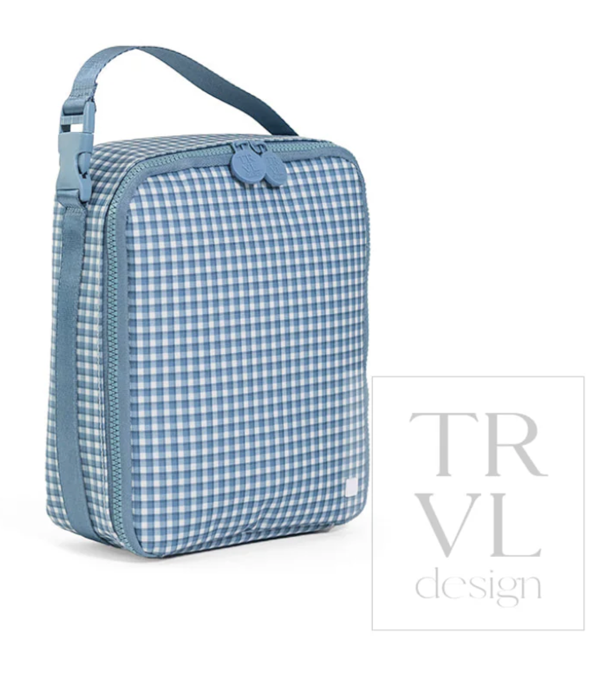 Lunch Box Insulated Lunch Bag- Rodeo Check Indigo