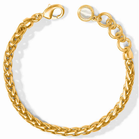 Cobblestone Link Bracelet- Gold