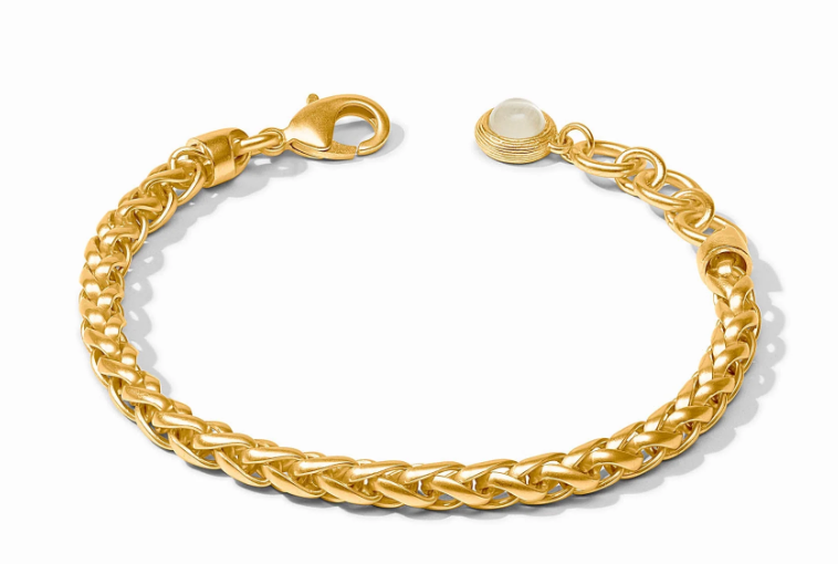 Cobblestone Link Bracelet- Gold