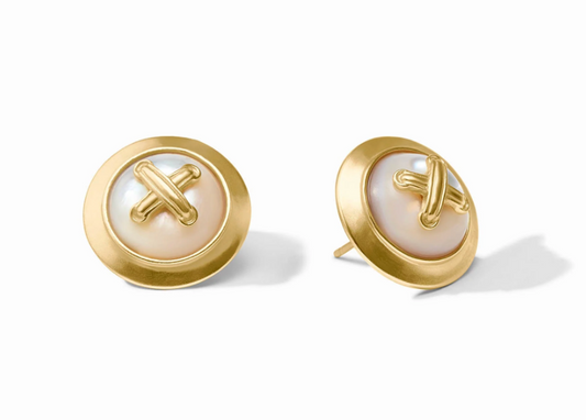Essex Stud Gold- Mother of Pearl