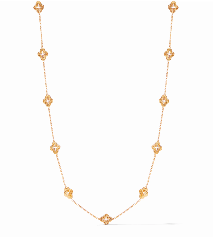 Florentine Demi Delicate Station Necklace