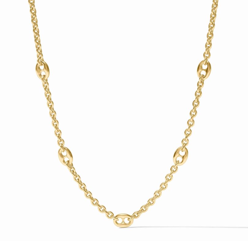 Laguna Delicate Station Necklace Gold