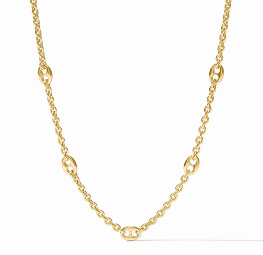 Laguna Delicate Station Necklace Gold