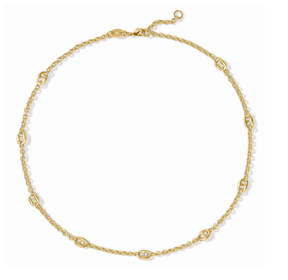 Laguna Delicate Station Necklace Gold