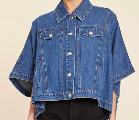 Denim Jacket Cape