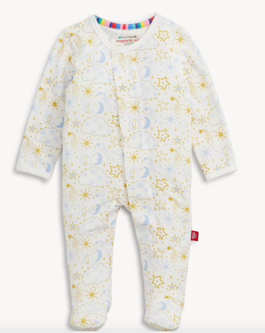 Star Signs Blue Modal Footie