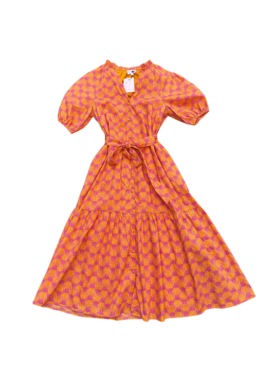 Wynette Tiered Midi Dress Drift Floral