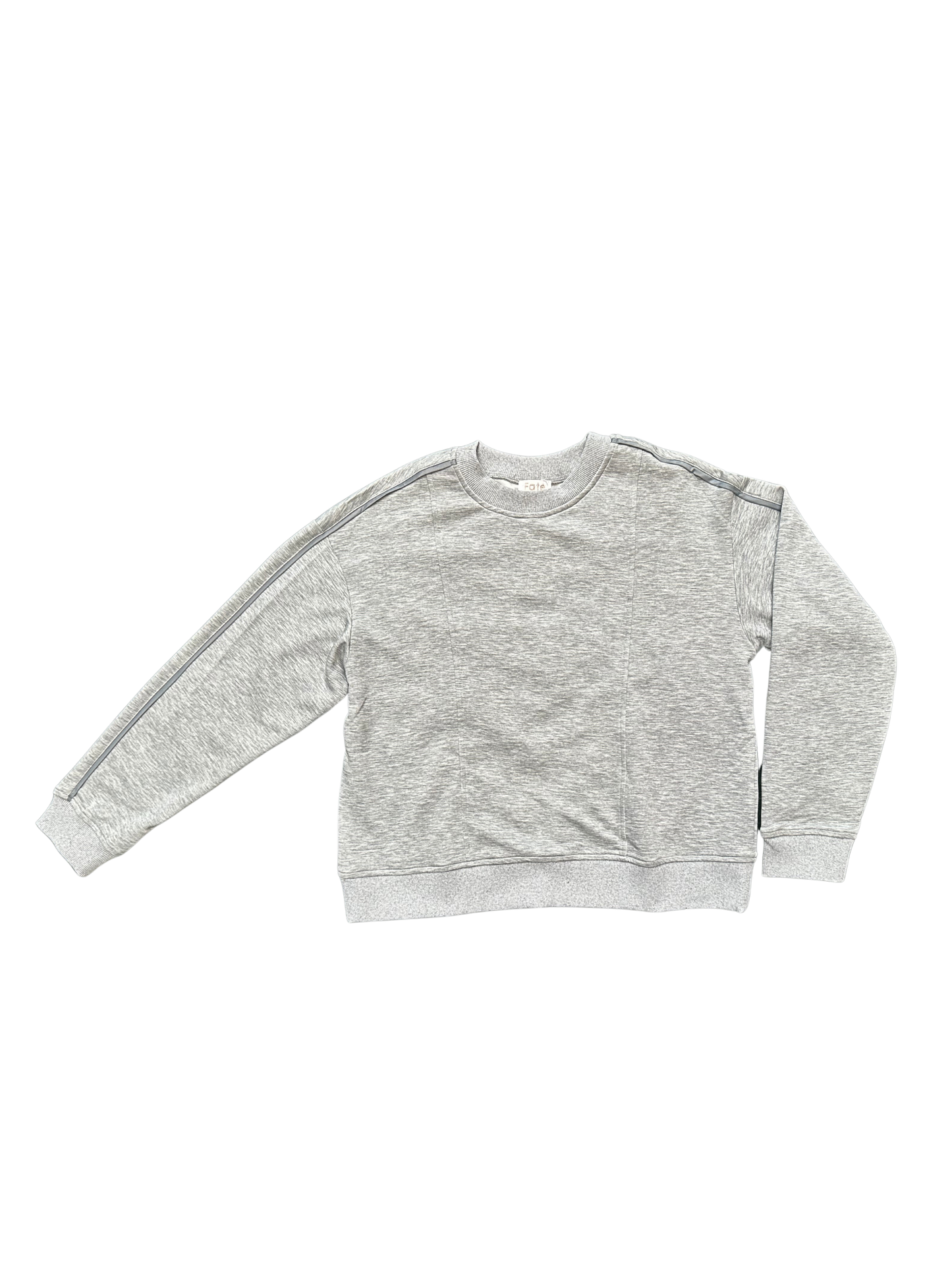 Drop Shoulder Sweatshirt with Seam Detail
