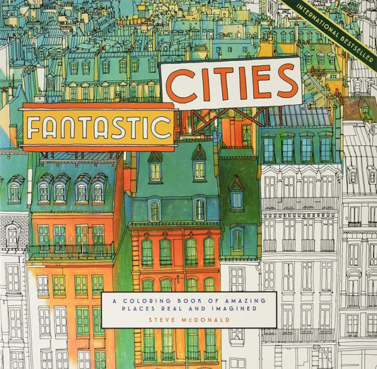 Fantastic Cities Coloring Book