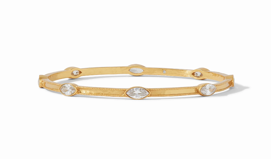 Monaco Bangle - Cubic Zirconia (Medium)