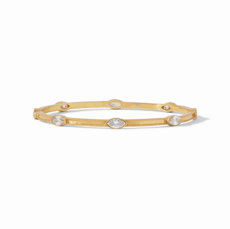 Monaco Bangle - Cubic Zirconia (Medium)