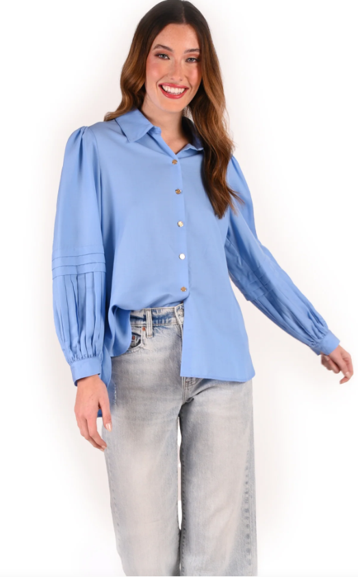 Oxford Shirt- Della Robia Blue