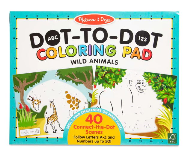 Melissa & Doug Dot Coloring Pad Animal