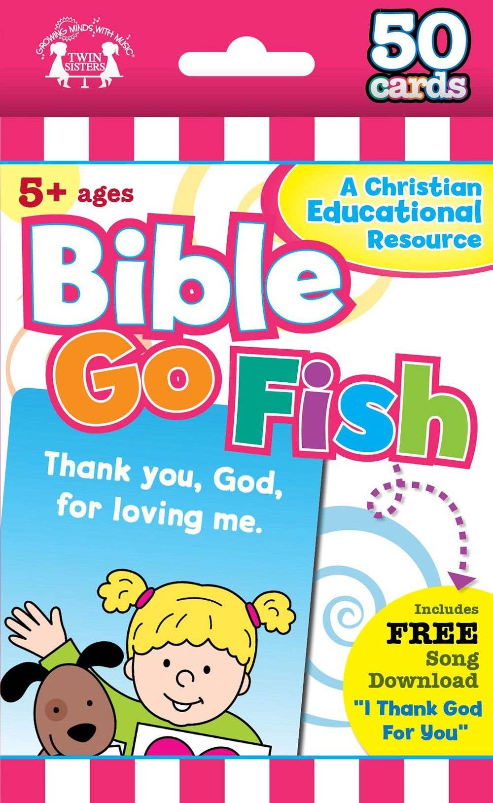 Bible go Fish Christian 50-Count Game Cards