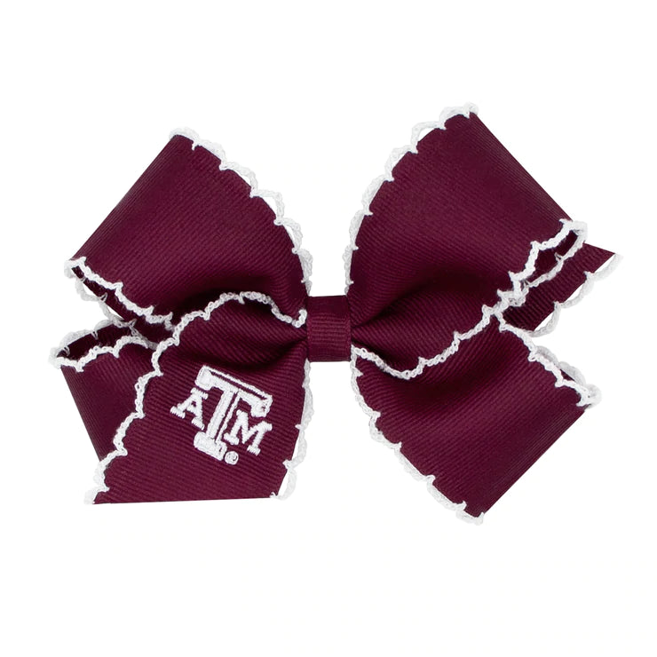 King Embroidered Bow with College