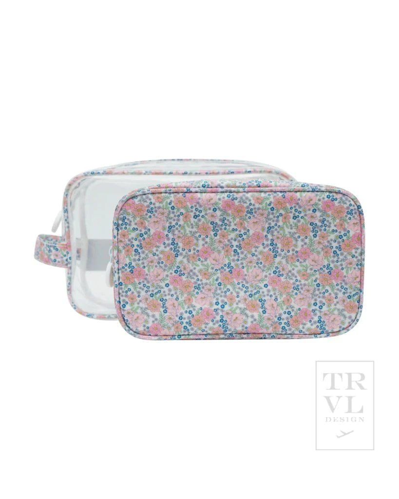 DUO FLORAL CLEAR BAG - GARDEN FLORAL