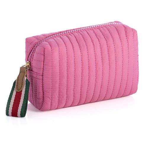 EZRA SMALL COSMETIC POUCH - PINK