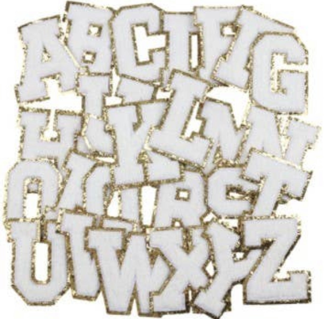 White Letter Patch