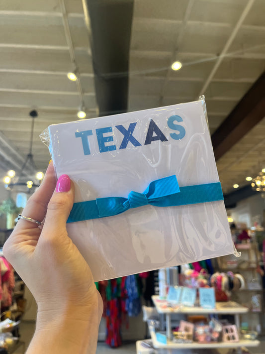 Texas Chubbie Notepad - Blue