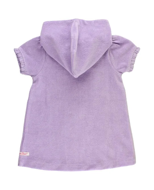 Lavender Terry Zip Cover Up