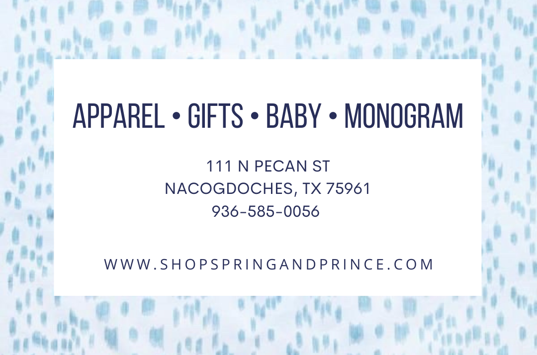 Spring and Prince Gift Card